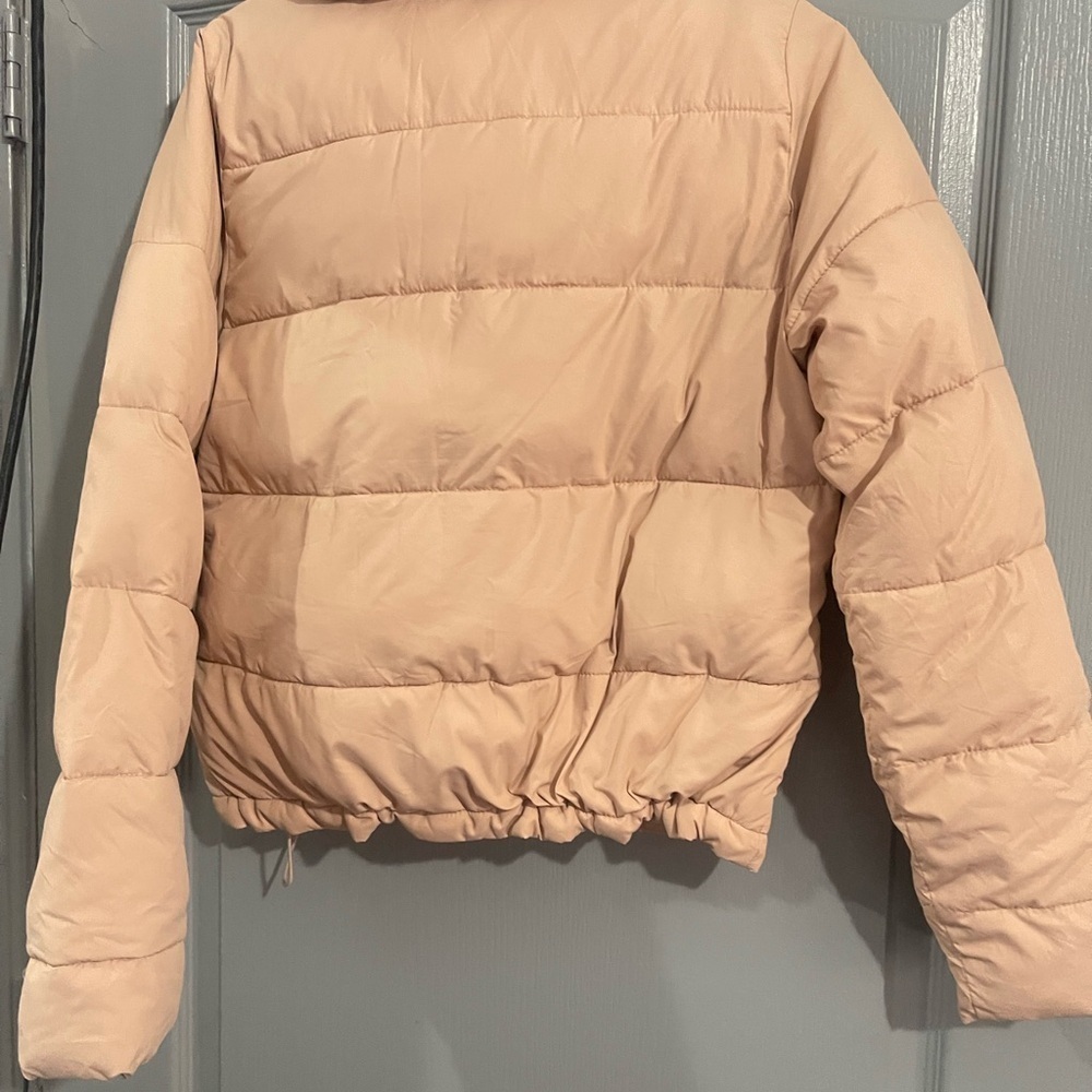 Abercrombie & Fitch Light Pink Quilted Jacket size S - Picture 3 of 10